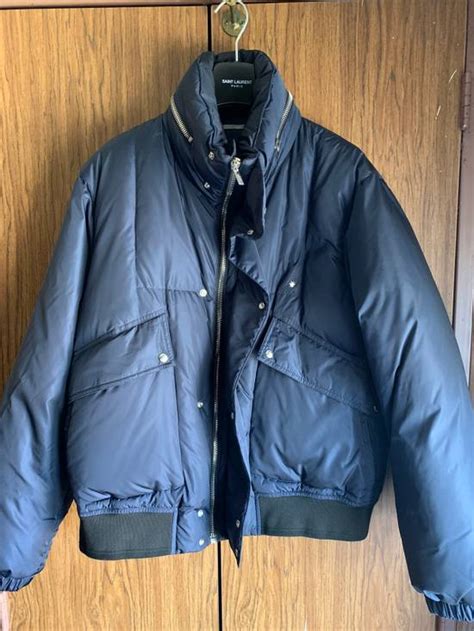 dior puffer jacket navy